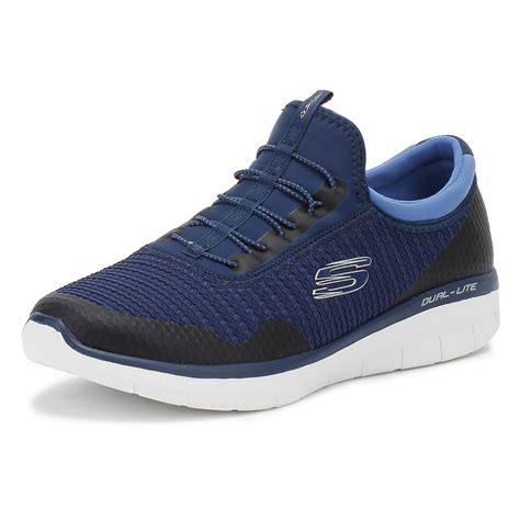 navy blue trainers womens